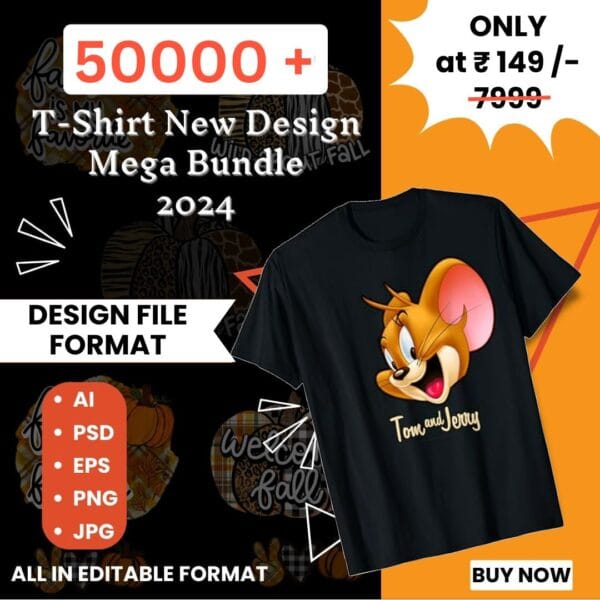 50000+ Editable T-shirt Design MEGA PACK BUNDLE