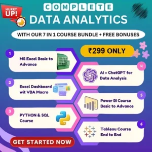 5-in-1 Data Analysis Course Bundle