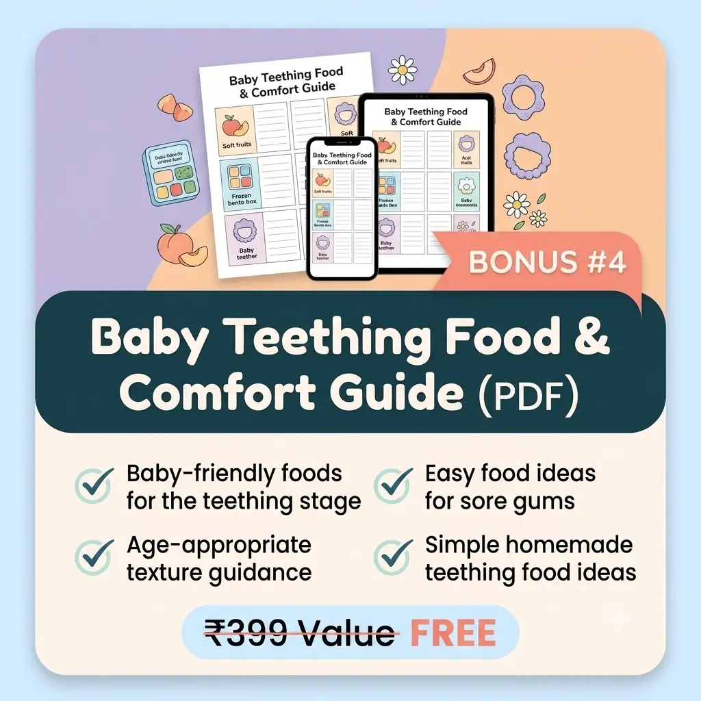 Bonus 4: Baby Teething Food and Comfort Guide