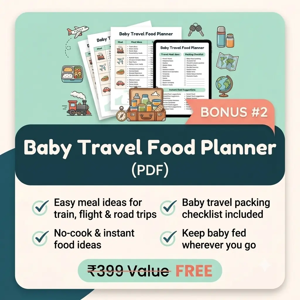 Bonus 2: Baby Travel Food Planner