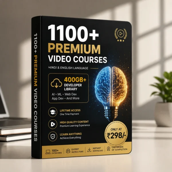1100+ Premium Video Courses