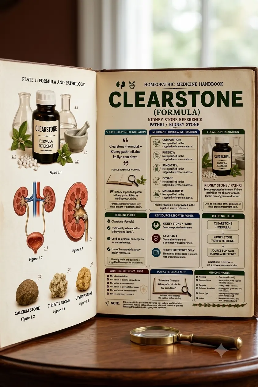 Doplure 100+ Homeopathic Medicines visual handbook